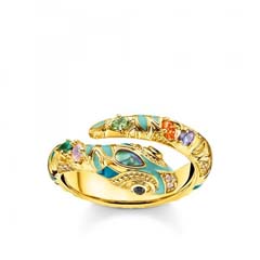 Thomas Sabo kígyó arany gyűrű