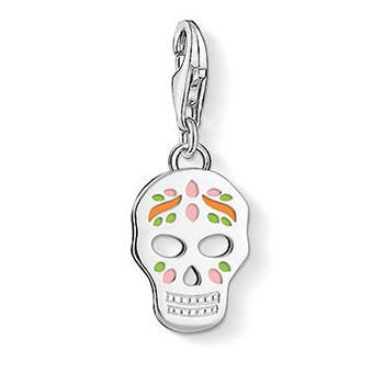 Thomas Sabo ezüst koponya charm