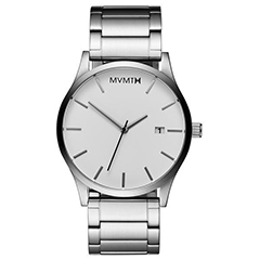 MVMT Classic white silver férfi óra