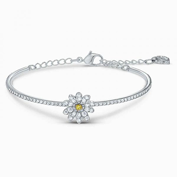 Swarovski Örök virág ezüst színű karperec
