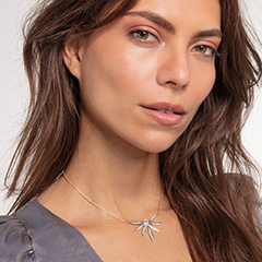 Thomas Sabo Levelek ezüst nyaklánc cirkóniával