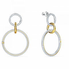 Swarovski Köves körök fülbevaló swarovski kristályokkal