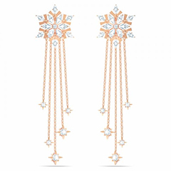 Swarovski Magic függő rozé fülbevaló