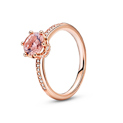 Pandora Signature rozéarany gyűrű