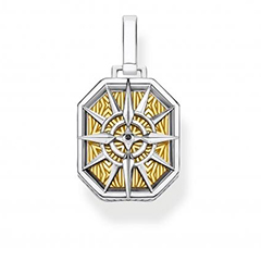 Thomas Sabo Arany iránytű ezüst medál