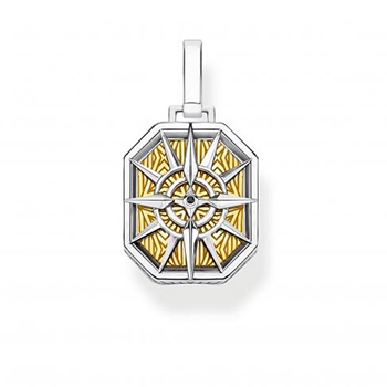 Thomas Sabo Arany iránytű ezüst medál
