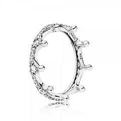 Pandora ékszer Bűbájos korona ezüst gyűrű