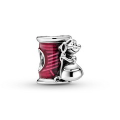 Pandora Hamupipőke kisegér cérnatekerccsel charm