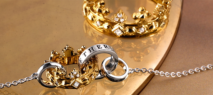 Thomas Sabo korona nyaklánc és gyűrű