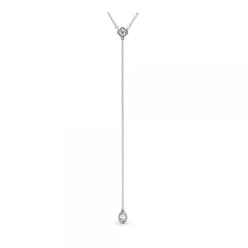 Pandora ékszer Geometriai elegancia Y ezüst nyaklánc