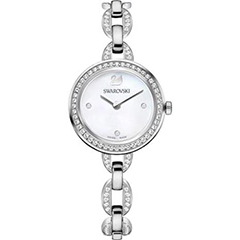 Swarovski Aila Mini ezüst színű nemesacél szíjas óra