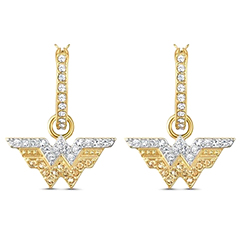 Swarovski Wonder Woman arany színű fülbevaló