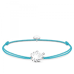 Thomas Sabo Türkiz textil karkötő pálmafával