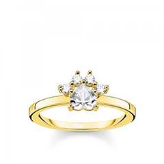 Thomas Sabo Arany gyűrű cirkónia tappanccsal