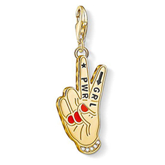 Thomas Sabo Girl power arany charm