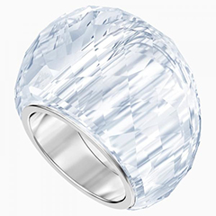 Swarovski Nirvana ezüst színű fehér gyűrű