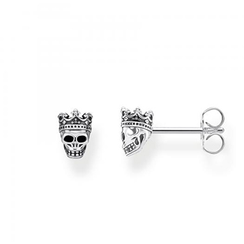 Thomas Sabo Királyi koponya ezüst fülbevaló cirkóniával