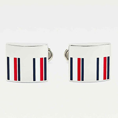Tommy Hilfiger Mandzsetta gomb színes csíkkal