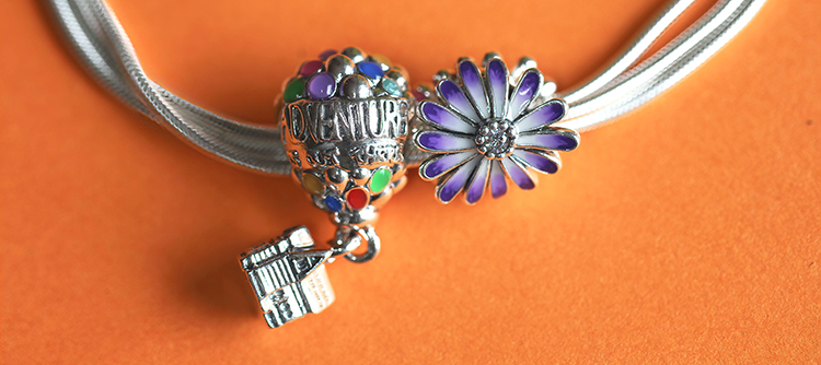 Pandora ékszer Disney UP ház ezüst charm