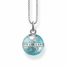 Thomas Sabo Földgömb medál ezüst láncon