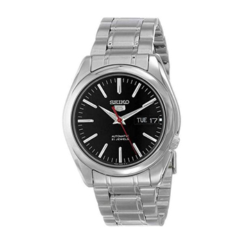 Seiko dátumkijelzős automata férfi óra fekete számlappal 