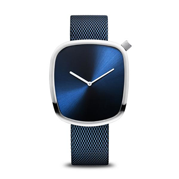 Bering Pebble kék ezüst uniszex óra