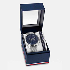 Tommy Hilfiger férfi óra szett karkötővel