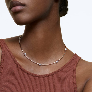 Swarovski constella roze nyaklánc kristályokkal 