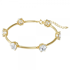 Swarovski constella arany színű karkötő Swarovski kristályokkal