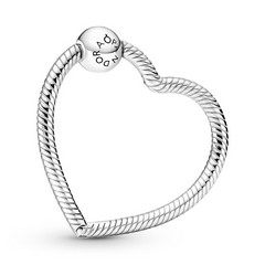 Pandora ékszer Moments szív alakú ezüst charmtartó