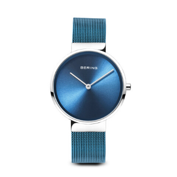 Bering Classic türkiz ezüst női óra