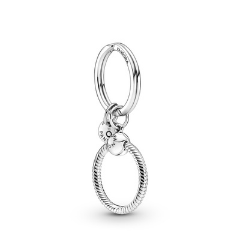 Pandora ékszer Moments ezüst charmtartó kulcskarika