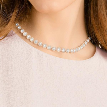Swarovski Angelic rozéarany színű nyaklánc