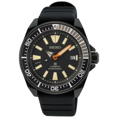 Seiko Prospex Samurai fekete férfi búvár óra