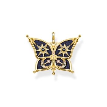 Thomas Sabo Aranyozott ezüst varázslatos éjszakai pillangó medál