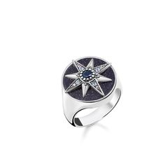 Thomas Sabo Ezüst pecsétgyűrű csillagdísszel
