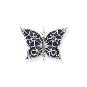 Thomas Sabo Varázslatos éjszakai pillangó nagy ezüst medál