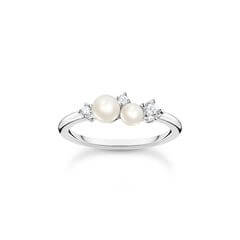 Thomas Sabo Tenyésztett gyöngyök ezüst gyűrű cirkóniával