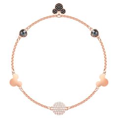 Swarovski Remix rozé karkötő Mickey egérrel