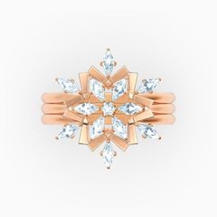 Swarovski Magic rozé gyűrűszett