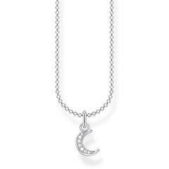 Thomas Sabo Ezüst nyaklánc köves hold medállal