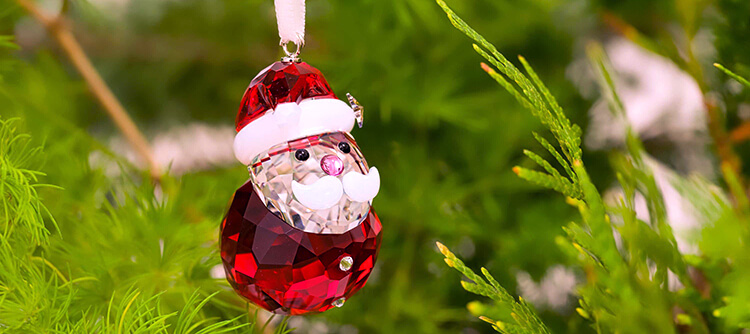 Swarovski karácsonyfa dísz
