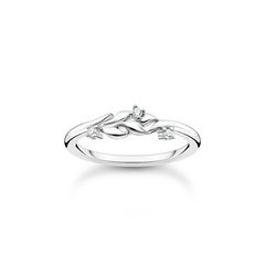Thomas Sabo Bájos levelek ezüst gyűrű