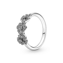 Pandora ékszer Tripla árvácska ezüst gyűrű