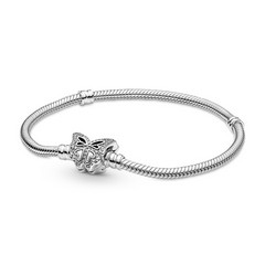 Pandora ékszer Moments pillangó kapcsos kígyólánc ezüst karkötő