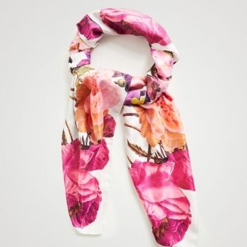 Desigual Flores lacroix maxi carre sál