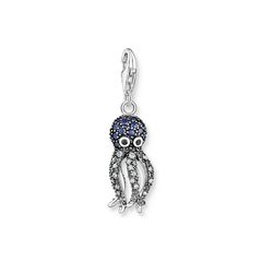 Thomas Sabo Ezüst polip charm kék kövekkel