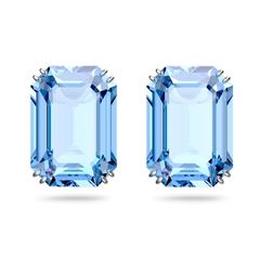 Swarovski Millenia kék nyolcszög kristály fülbevaló