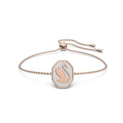 Swarovski Signum hattyú rozé állítható karkötő