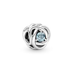Pandora ékszer Tengerkék örökkévalóság körök ezüst charm